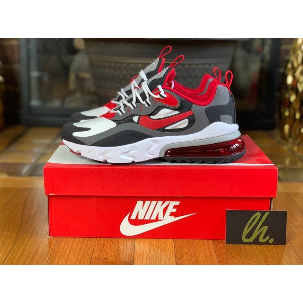 Size 6.5y Air Max 270 React GS "Iron Grey"